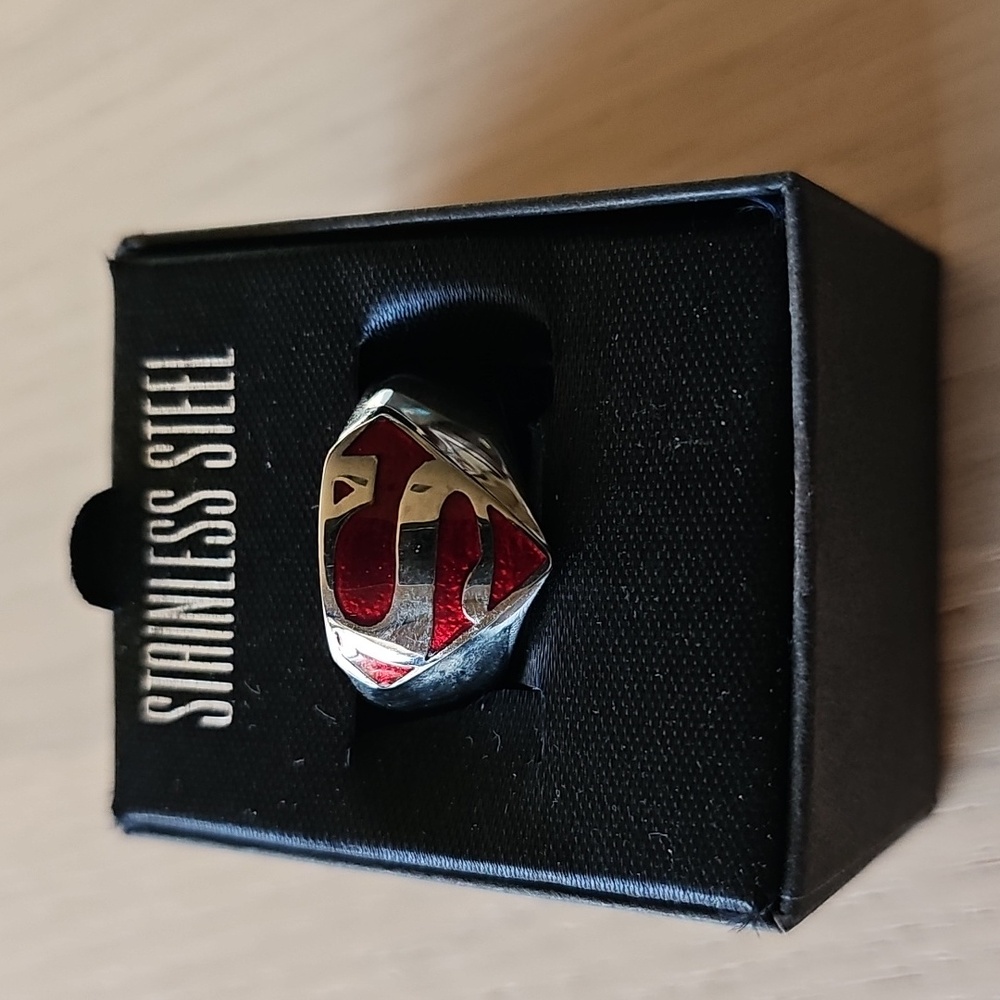 Superman Stainless Steel Ring